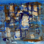 Monoprint 9 - werk op papier 20 x 20 cm (2010)
